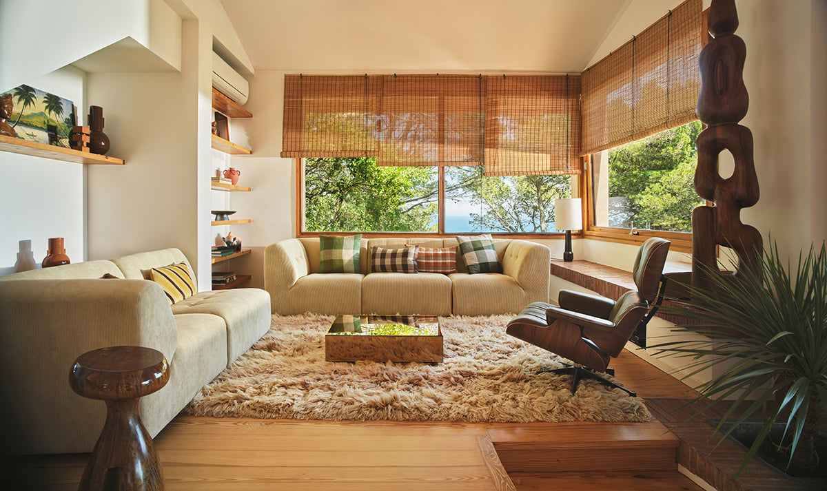 Mirror Block Smokey Brown Coffee Table