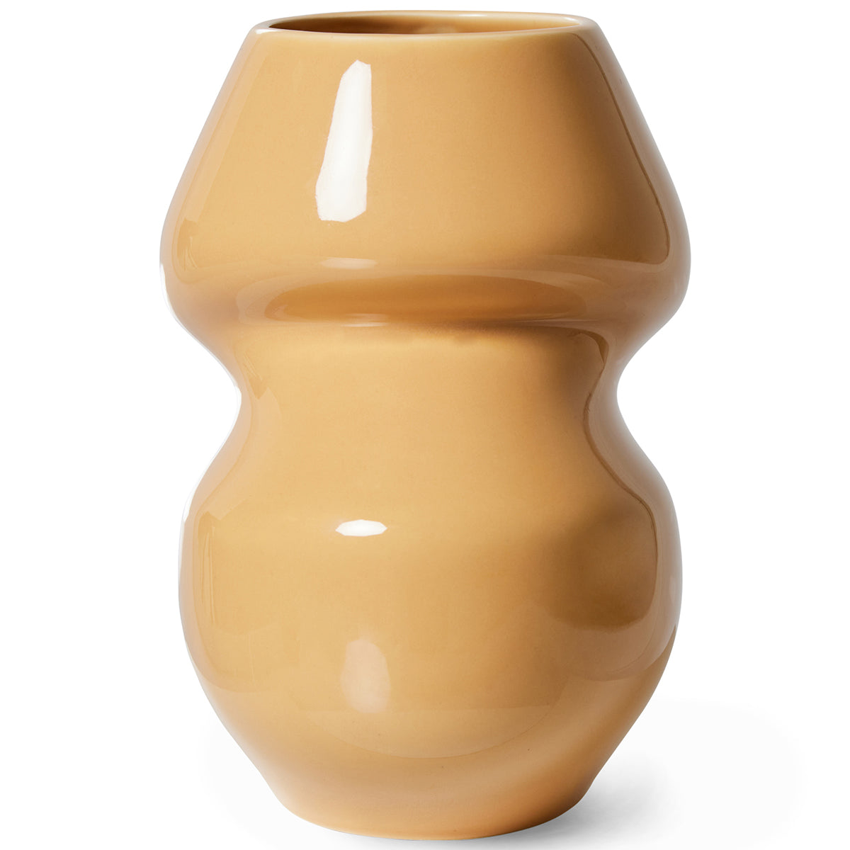 Ceramic Cappuccino Organic Vase