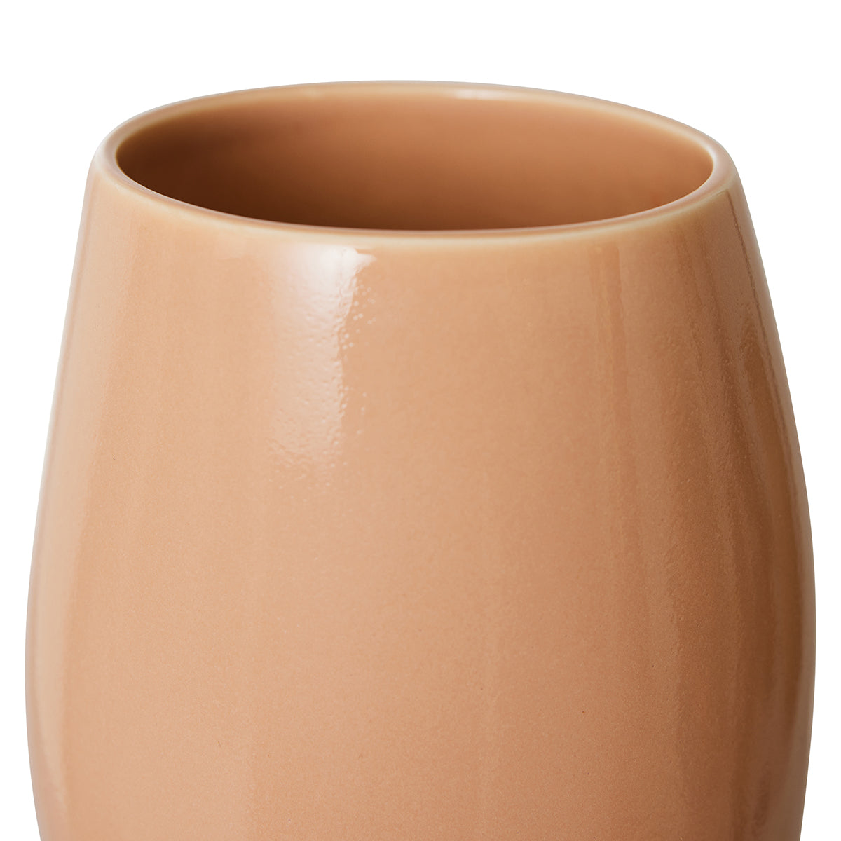 Ceramic Cream Organic Vase