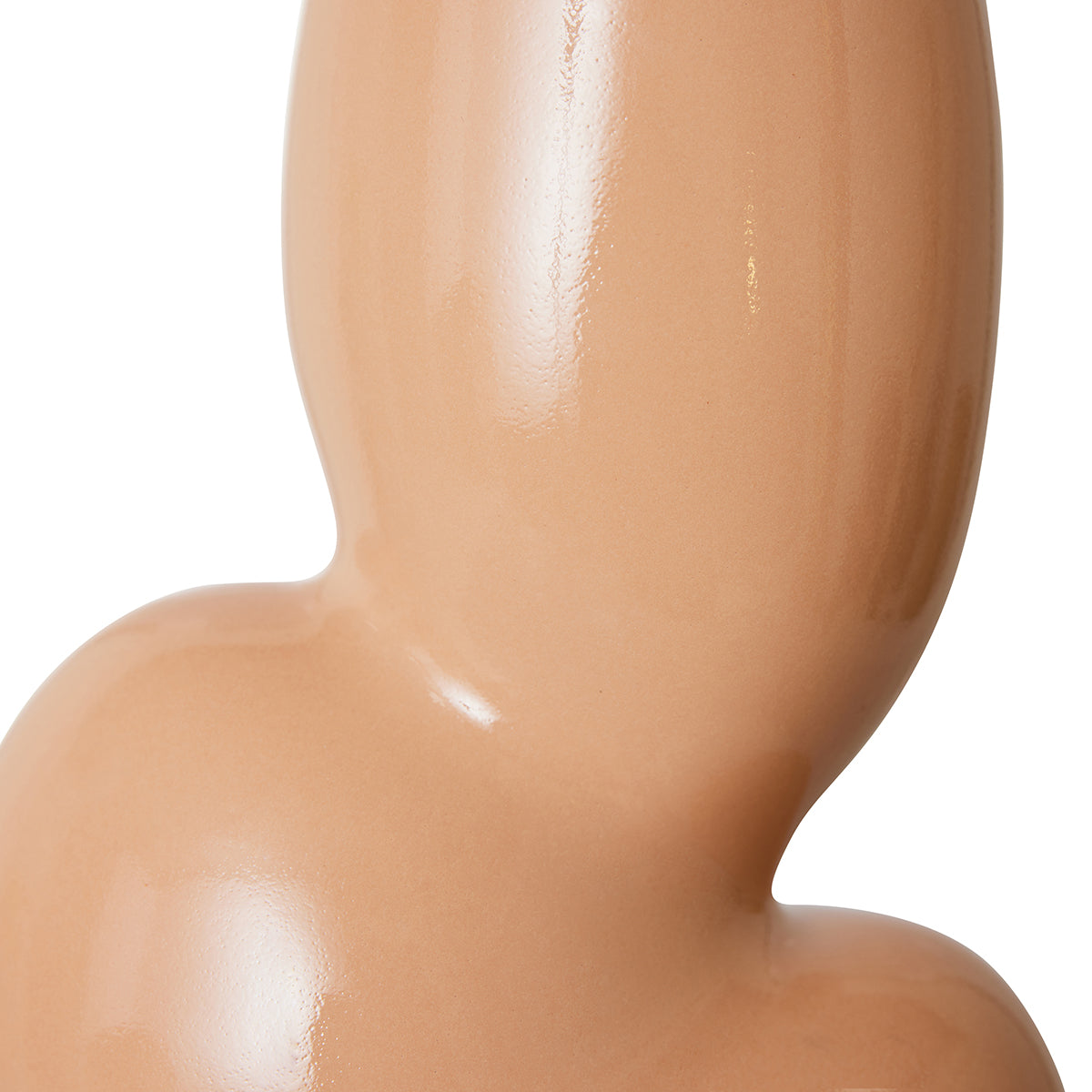 Ceramic Cream Organic Vase