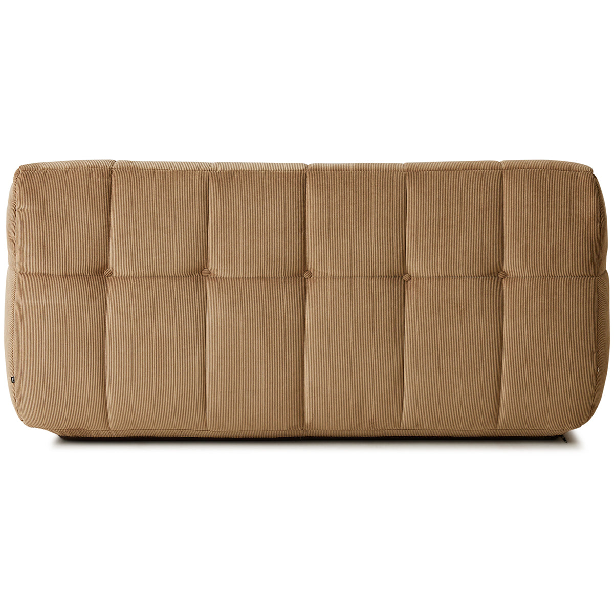 Lazy Brown Corduroy Rib Lounge Bench - WOO .Design