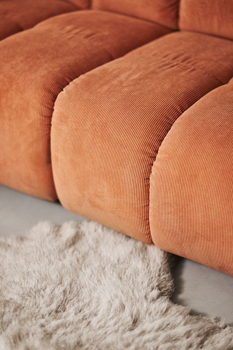 Wave Corduroy Rib Couch - Element Right High Arm