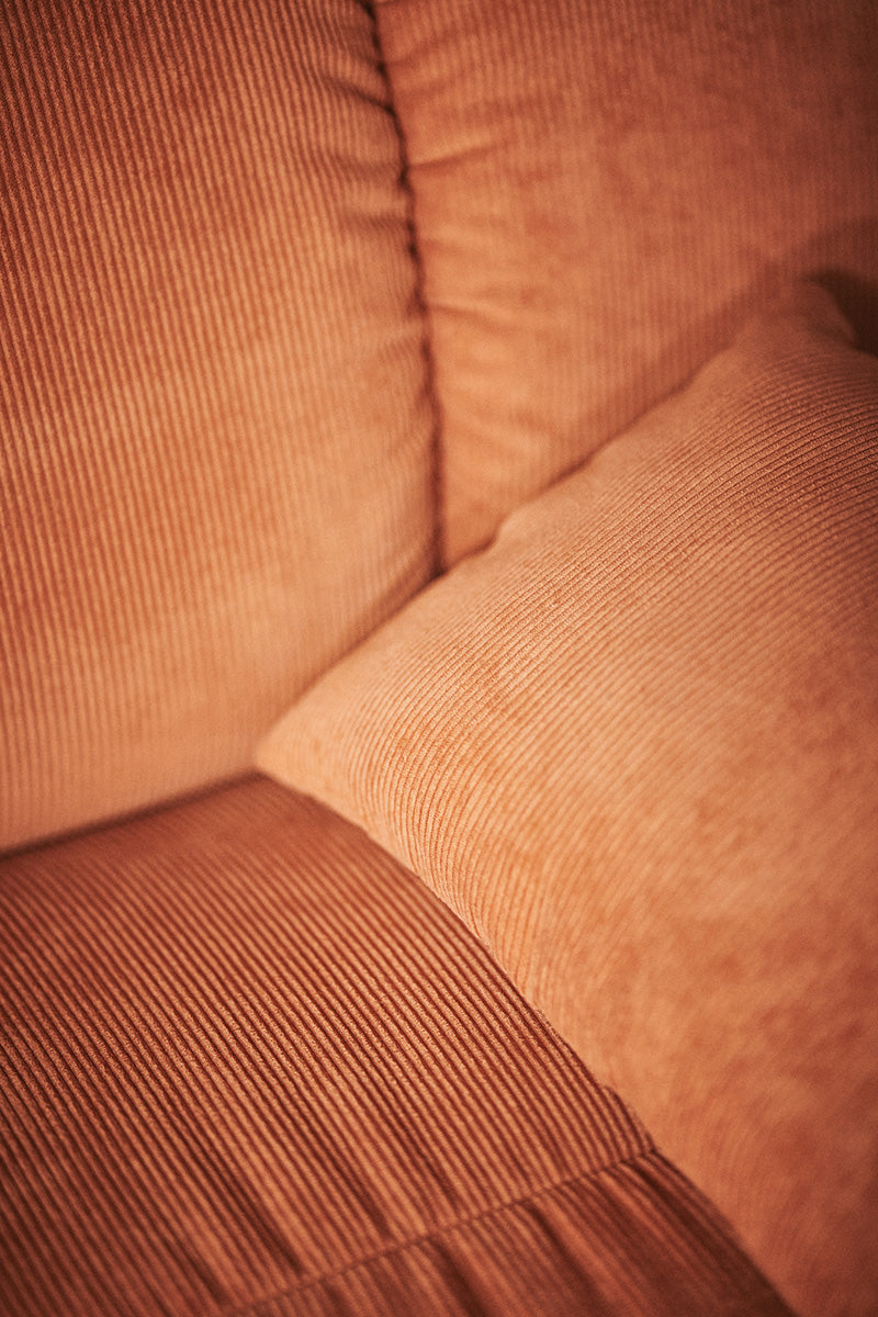 Wave Corduroy Rib Couch - Element Right Low Arm