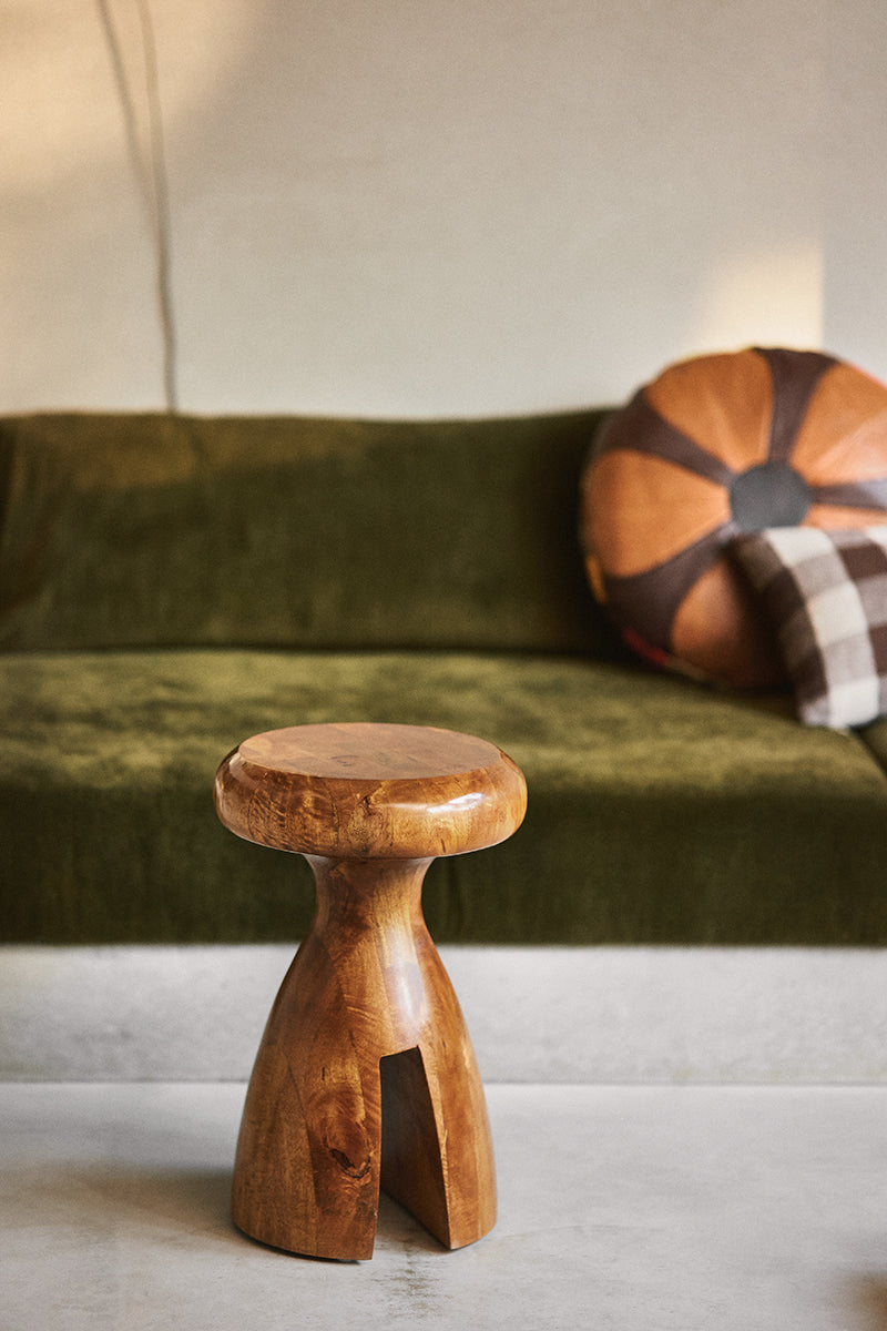 Wooden Chestnut Stool