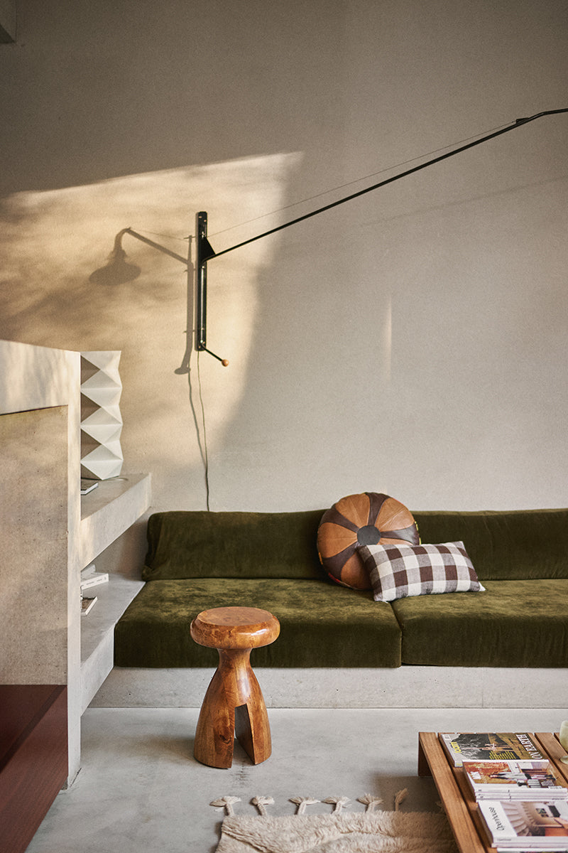 Wooden Chestnut Stool