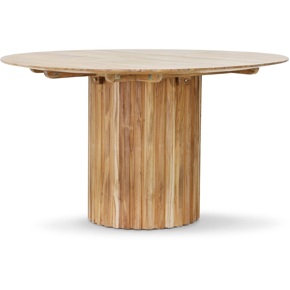 Pillar Teak Dining Table