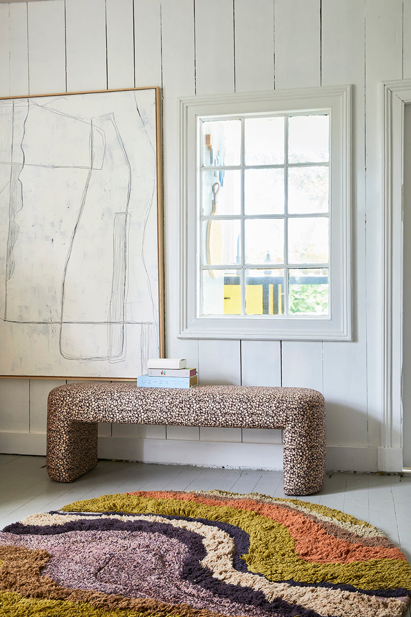 Tufted Gradient Round Rug