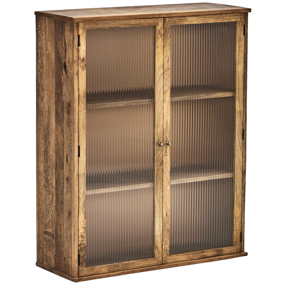 Balance Antique Brown Wall Cabinet