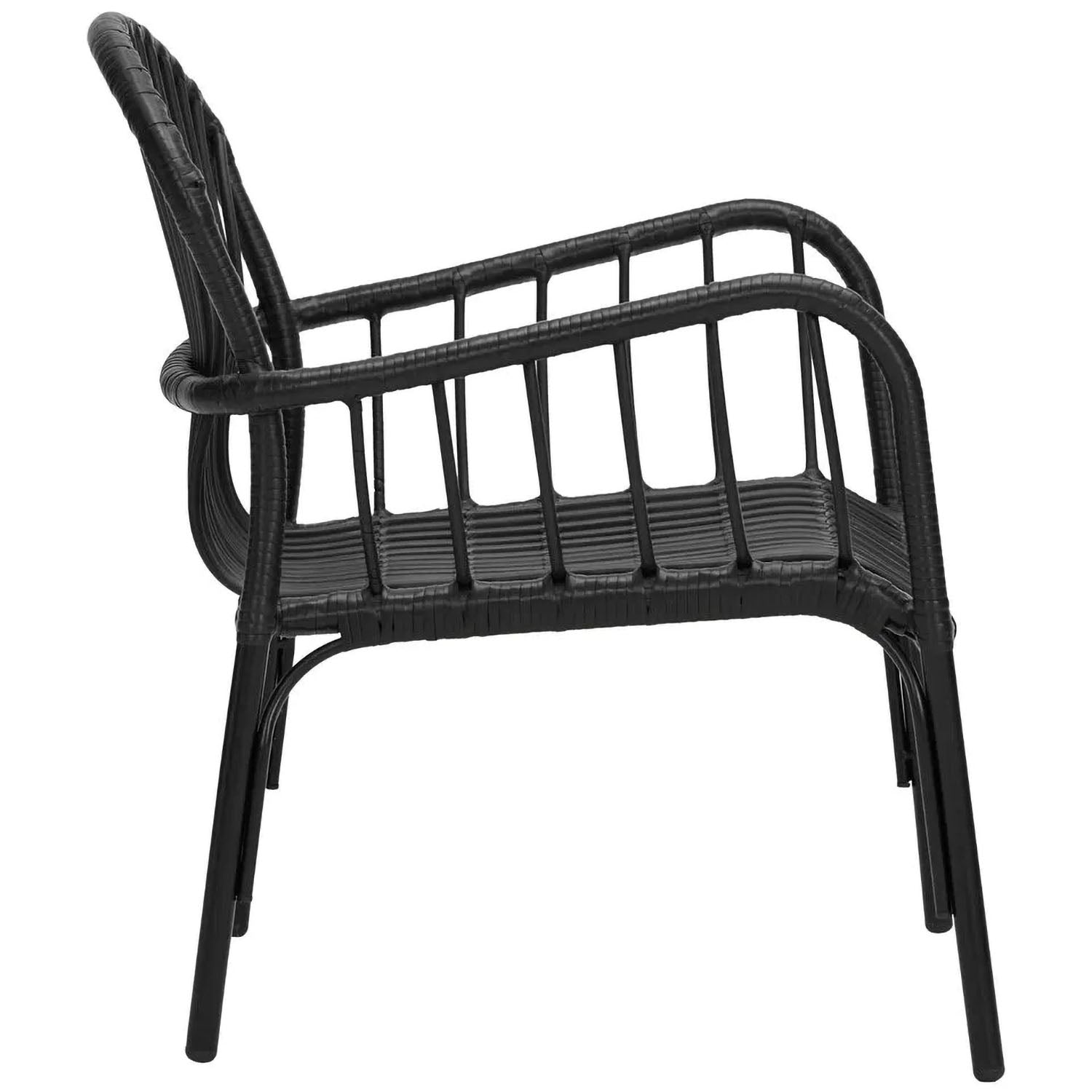 Brea Black Lounge Chair
