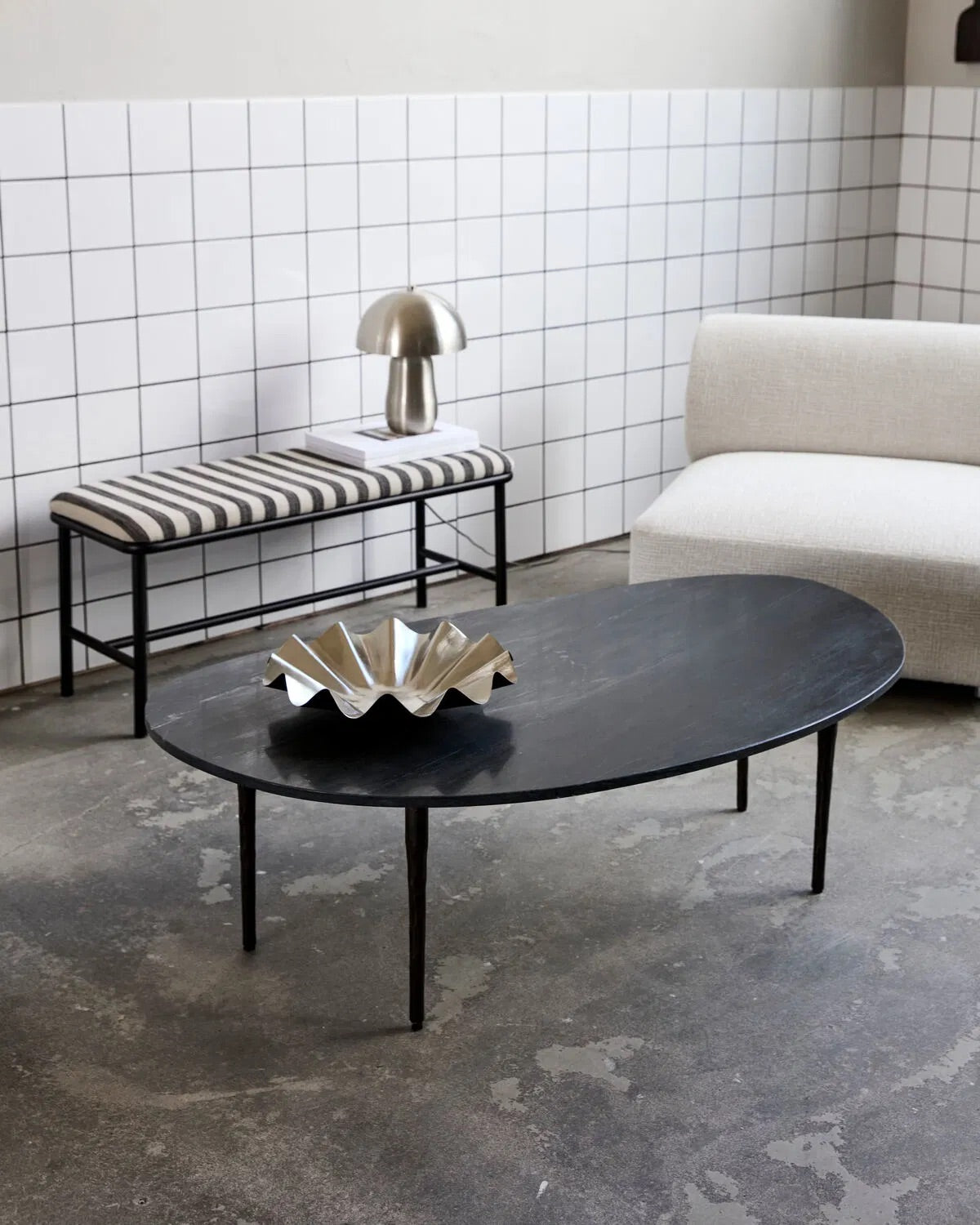 Eda Black Marble Coffee Table