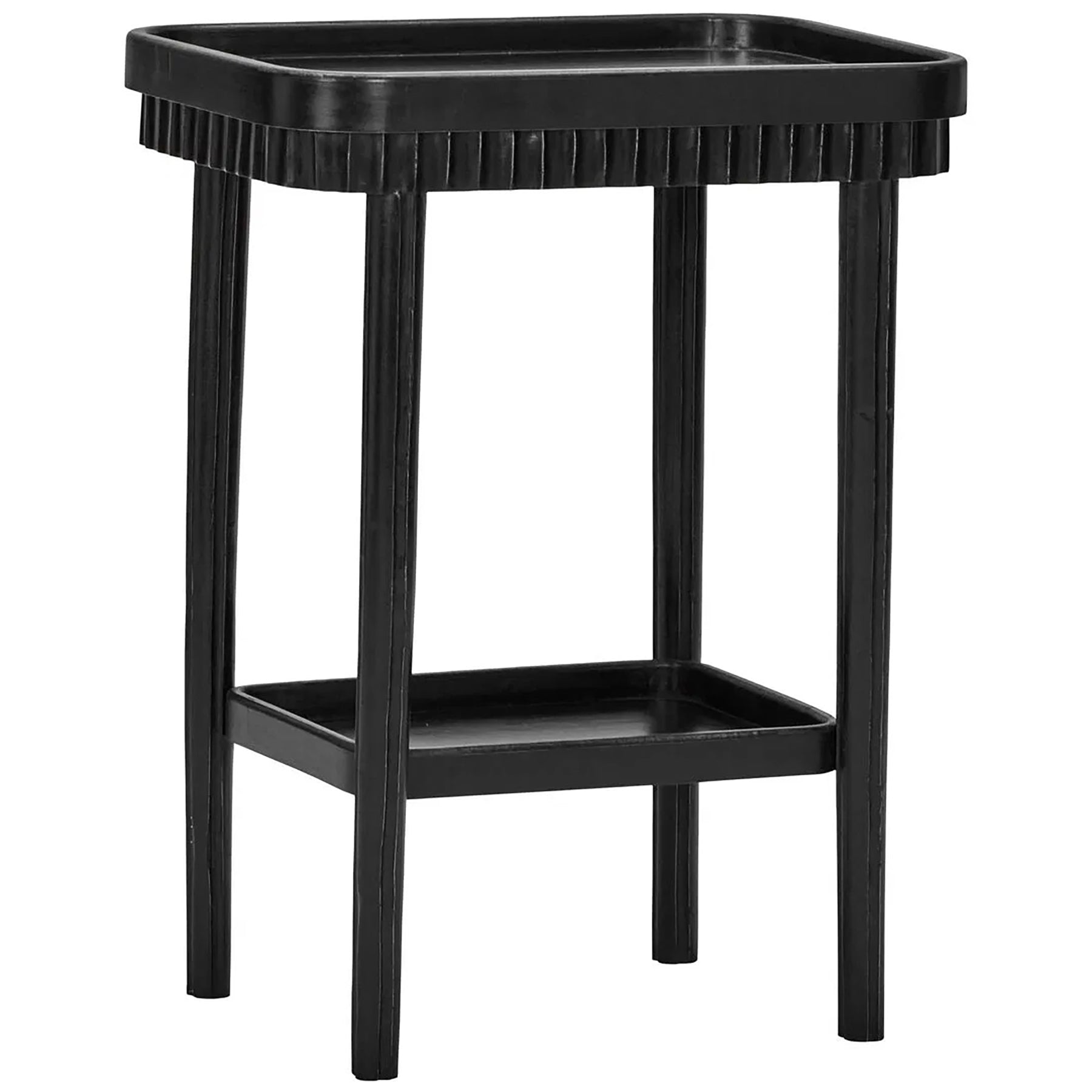 Mesa Black Mango Wood Console Table