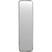 Mirror Brushed Silver Slender Wall Mirror