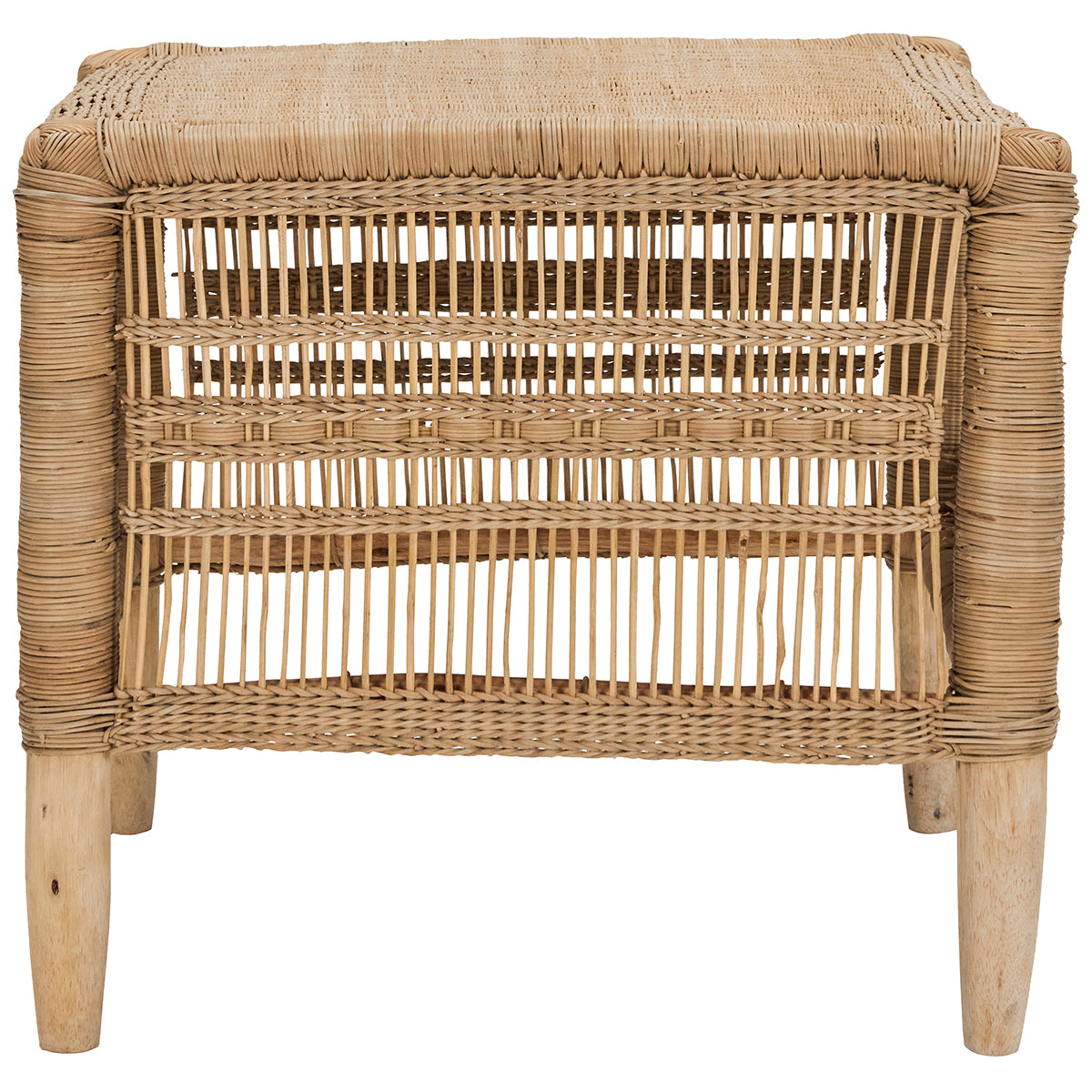 Rika Natural Eucalyptus Wood Stool - WOO .Design