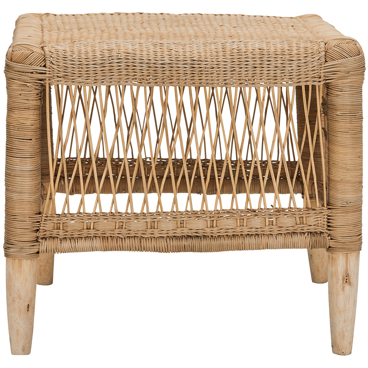 Rika Natural Eucalyptus Wood Stool - WOO .Design