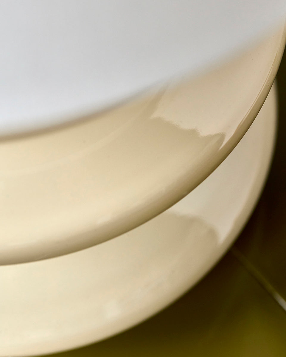 Step Off White Table Lamp