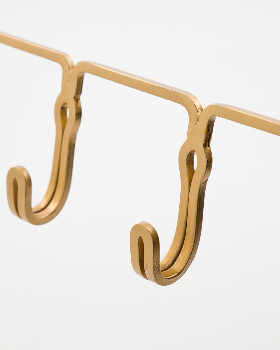 Yra Brass Coat Rack - WOO .Design