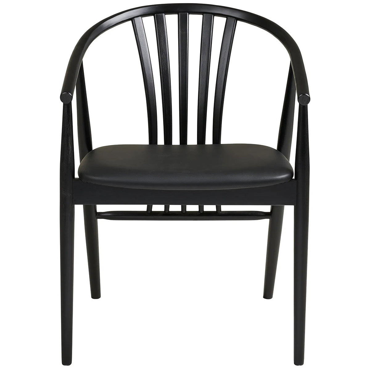 Agustin Black Beech Wood Dining Chair