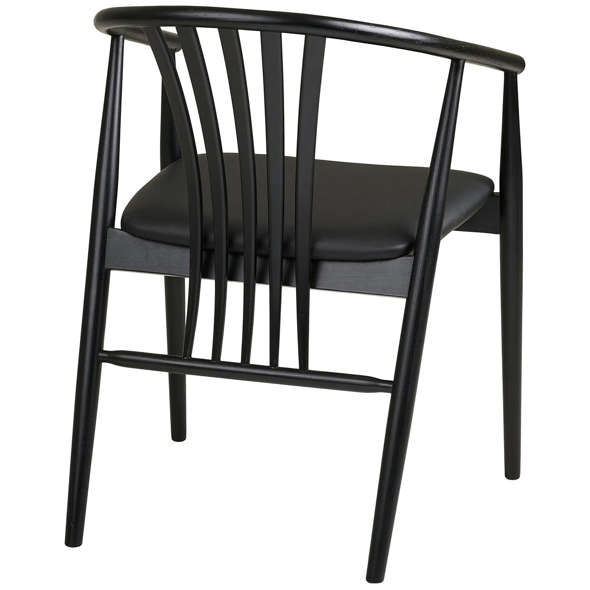 Agustin Black Beech Wood Dining Chair