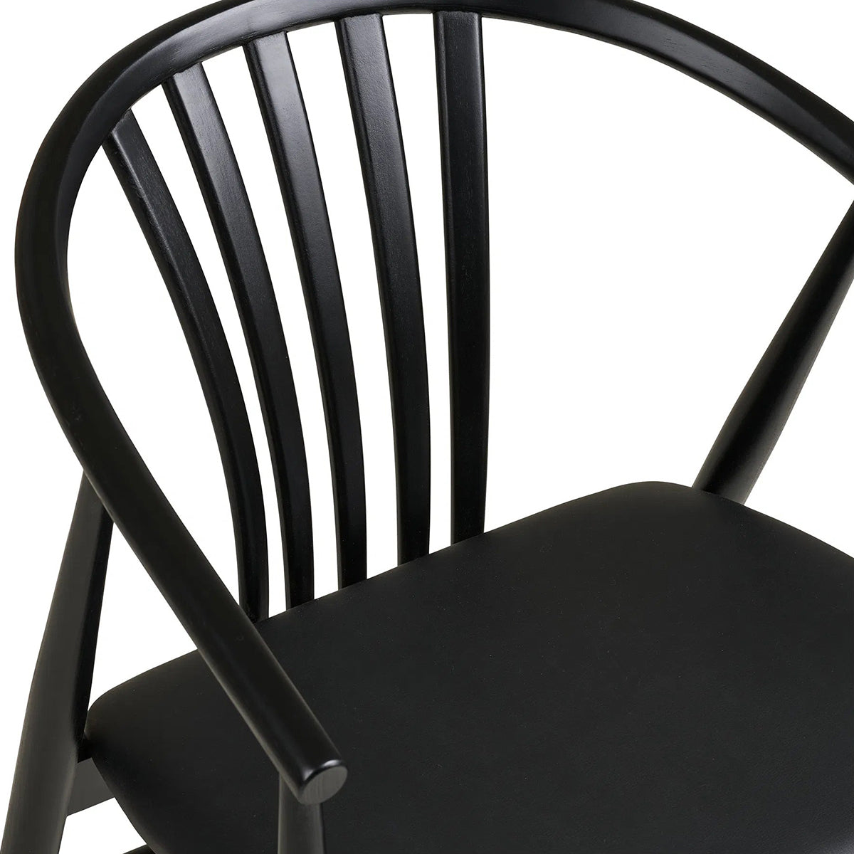 Agustin Black Beech Wood Dining Chair
