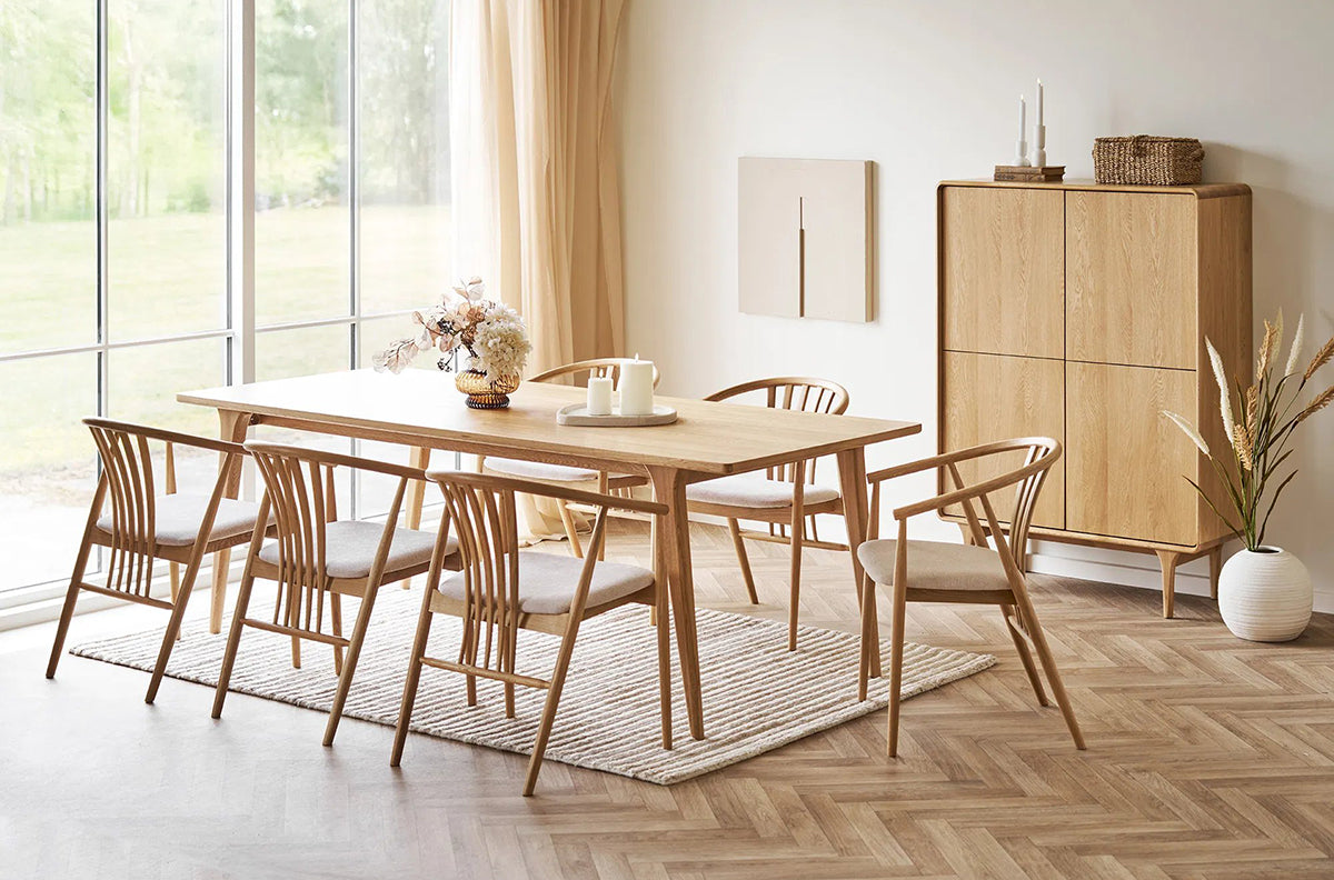 Agustin Oak Wood Dining Chair