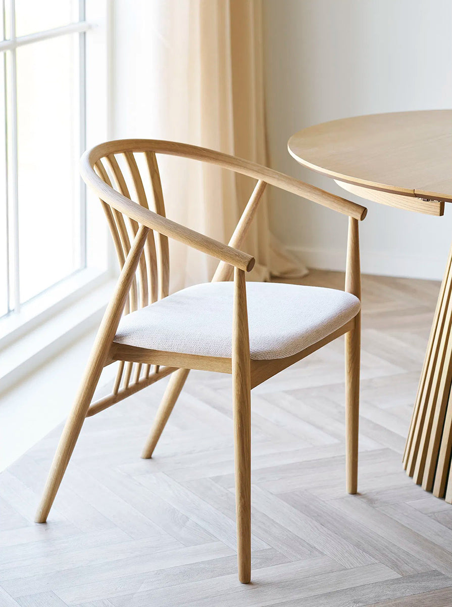 Agustin Oak Wood Dining Chair