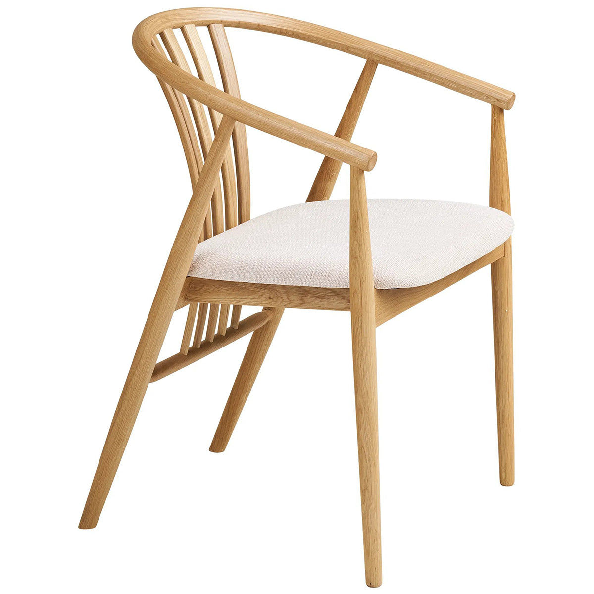 Agustin Oak Wood Dining Chair