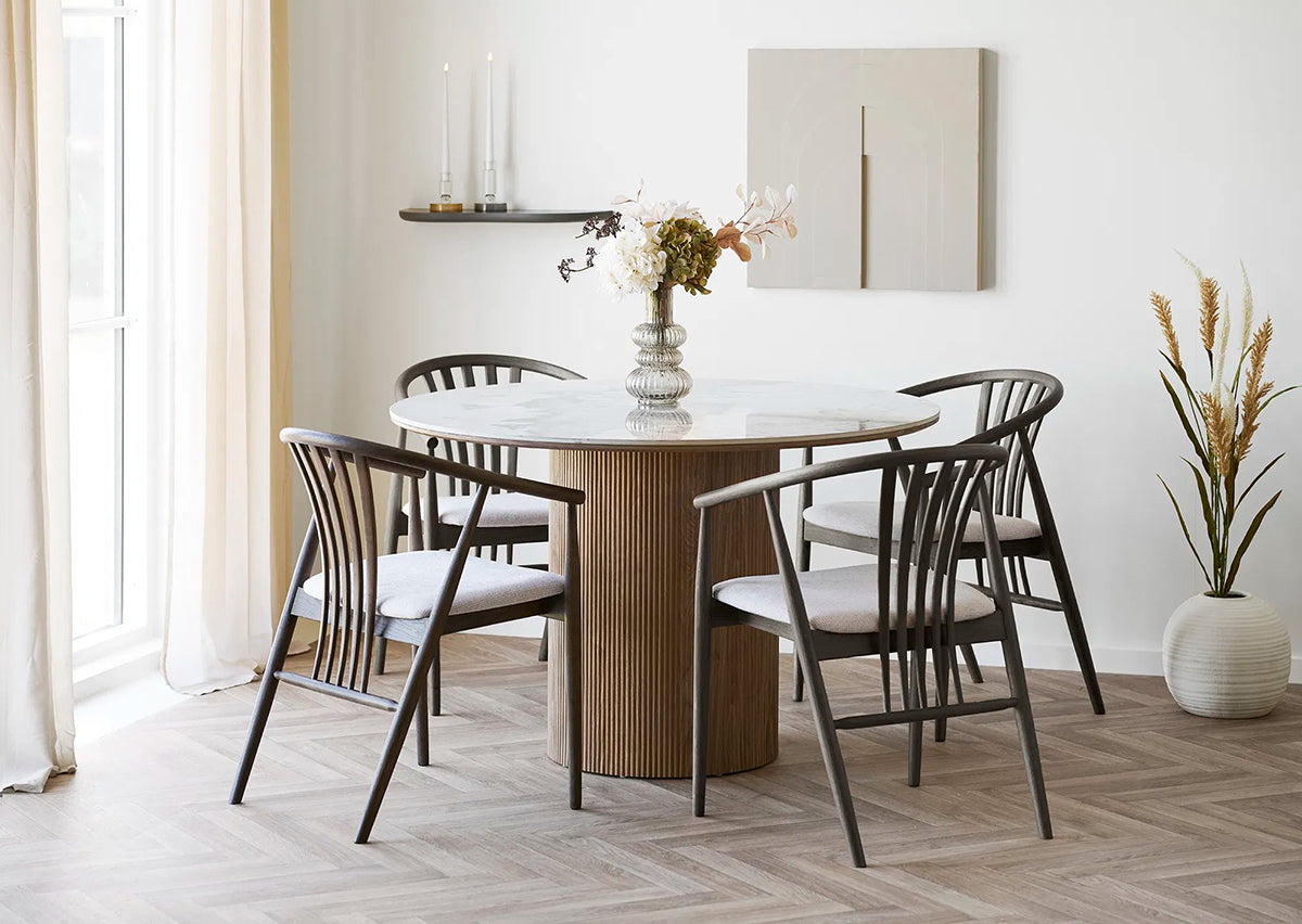 Agustin Oak Wood Dining Chair