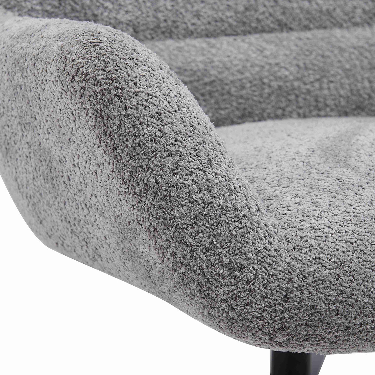 Bescia Dark Grey Swivel Lounge Chair