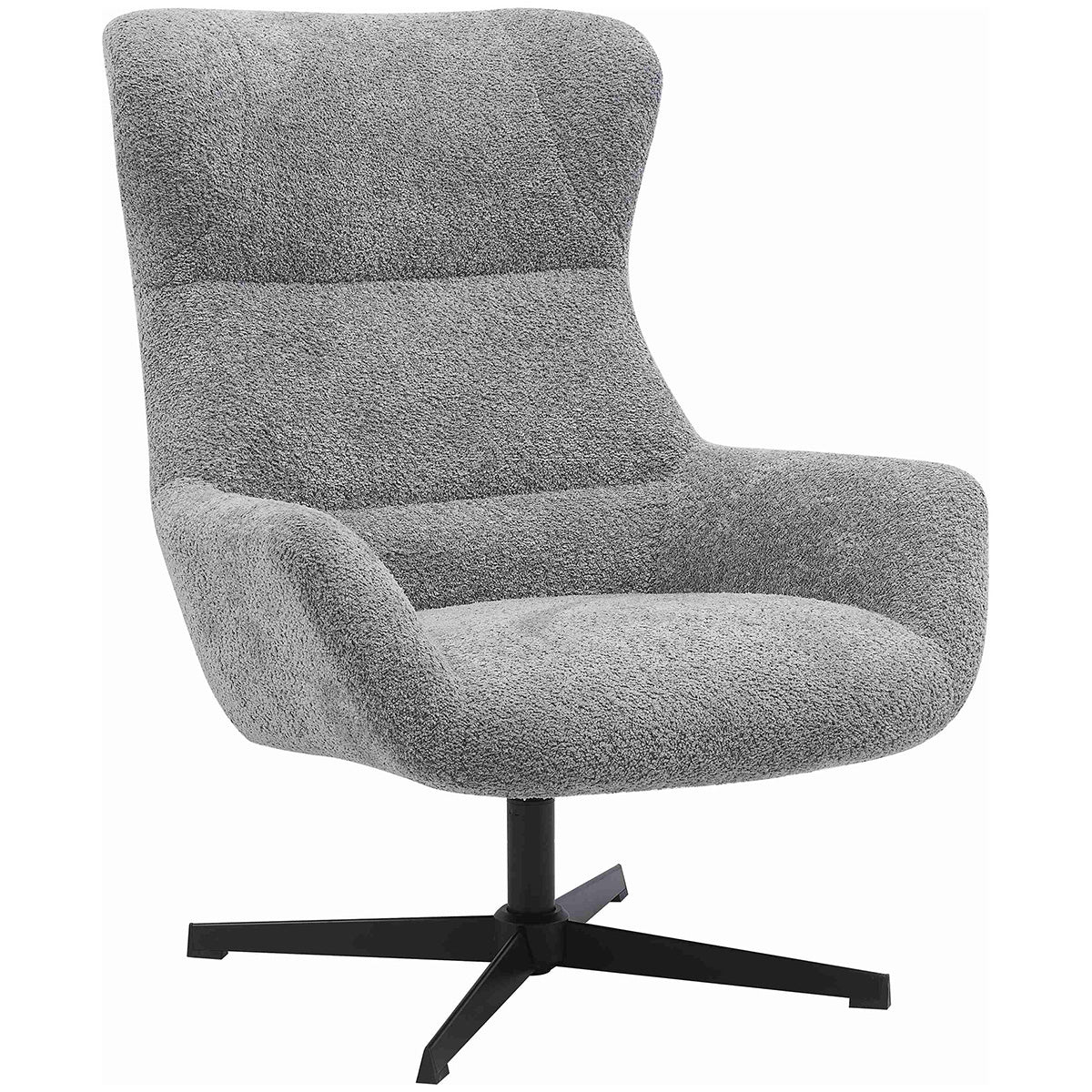 Bescia Dark Grey Swivel Lounge Chair