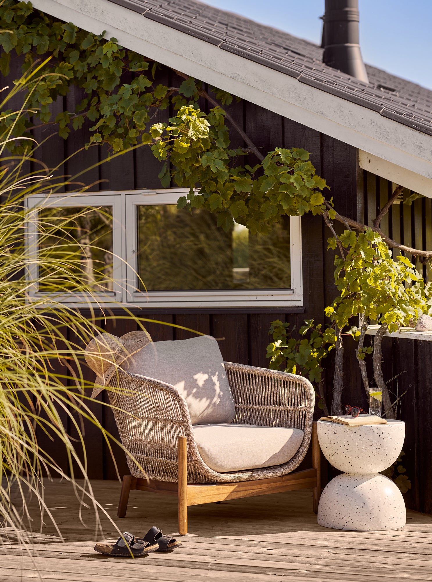 Bonita Terrazzo Look Side Table