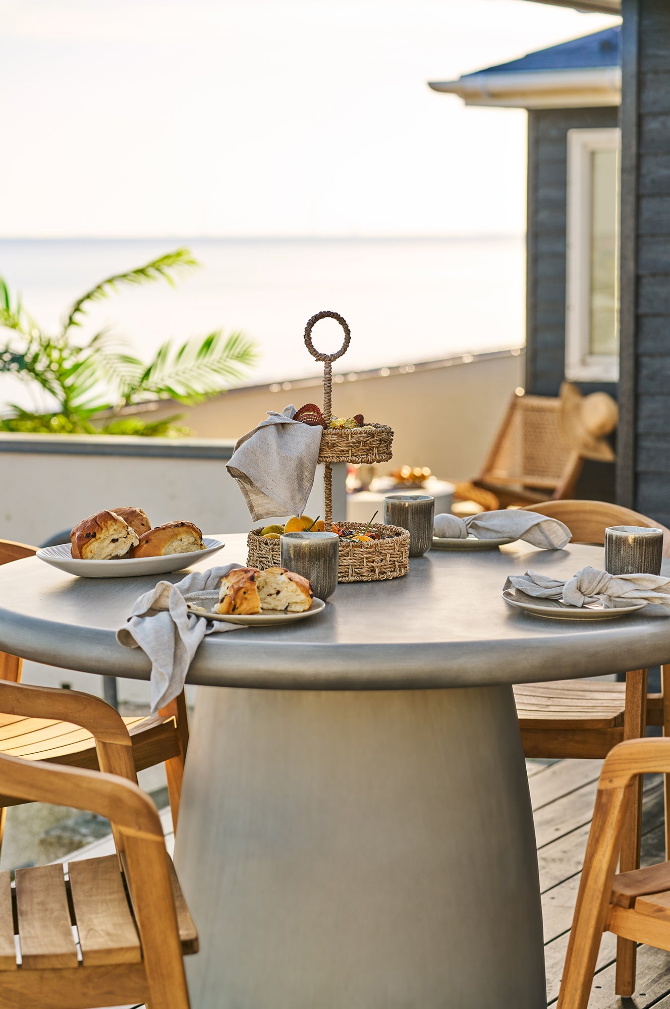 Bonnet Grey Dining Table