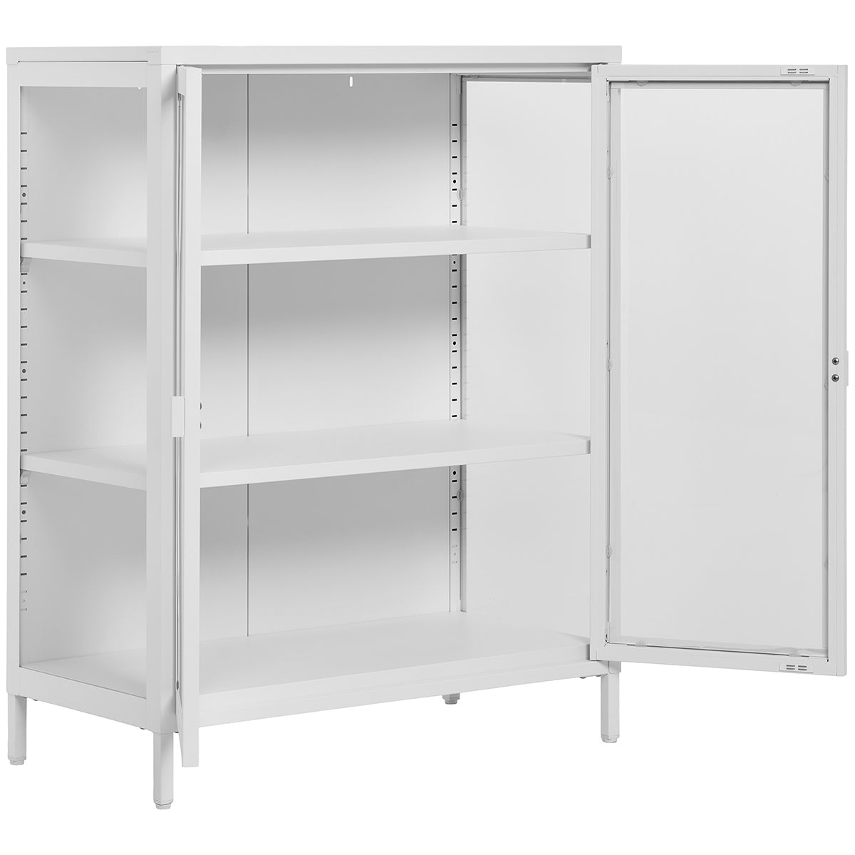 Brisbane Steel/Glass Low Display Cabinet