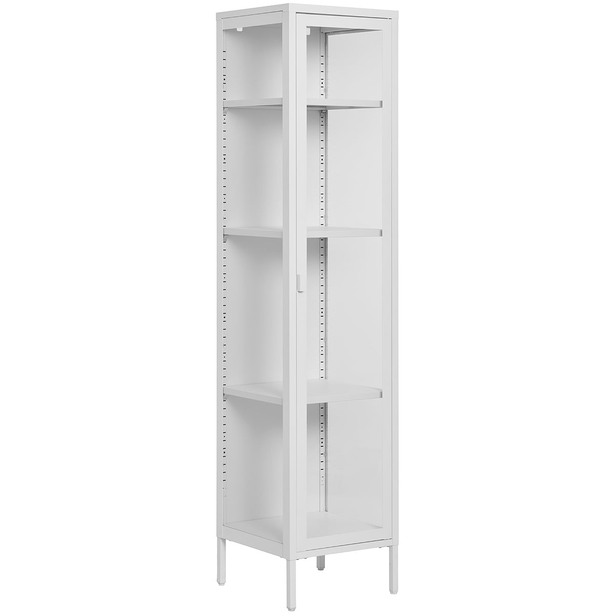 Brisbane Steel/Glass Slim High Display Cabinet