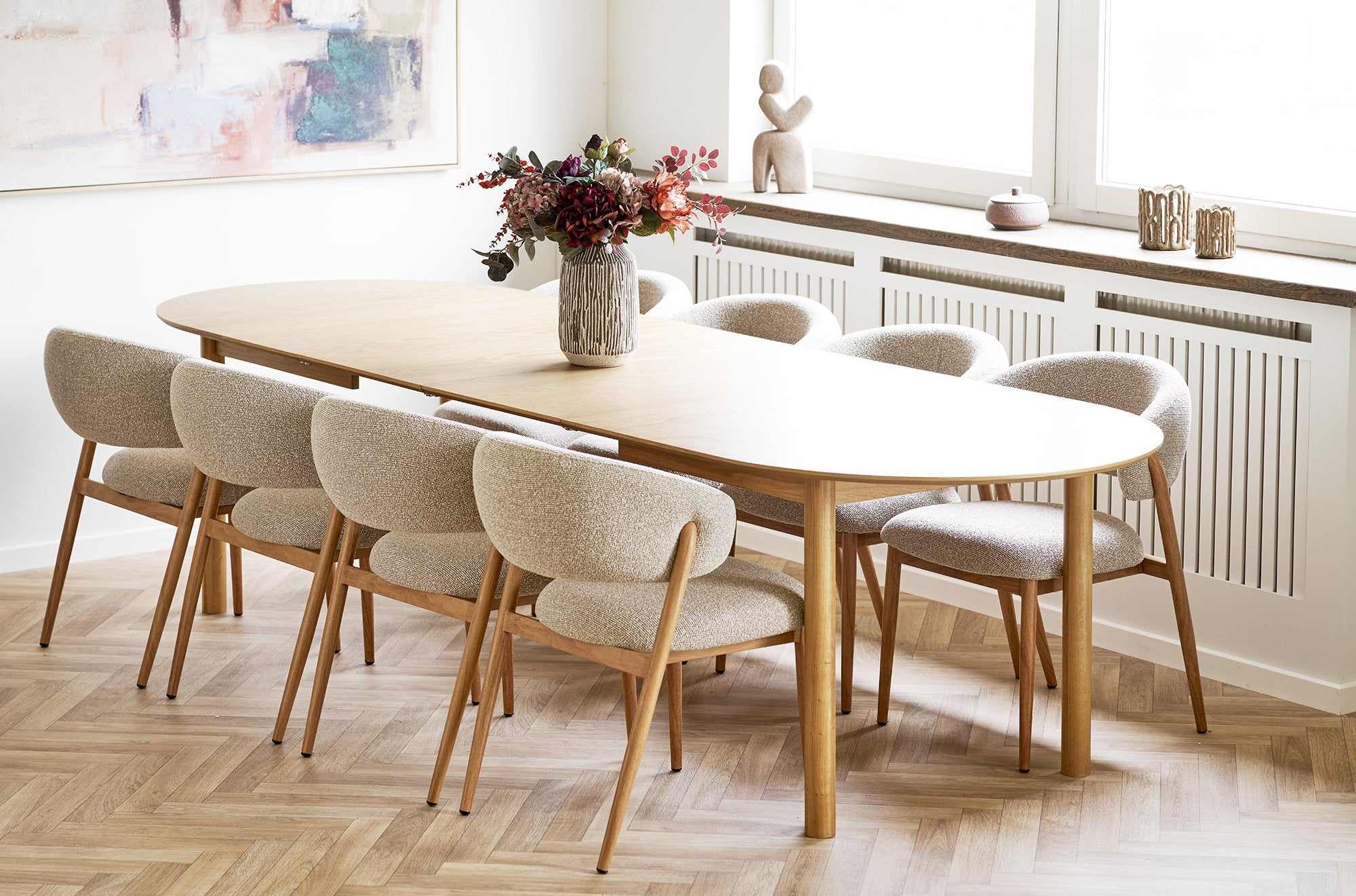 Bundaberg Oval Extendable Dining Table