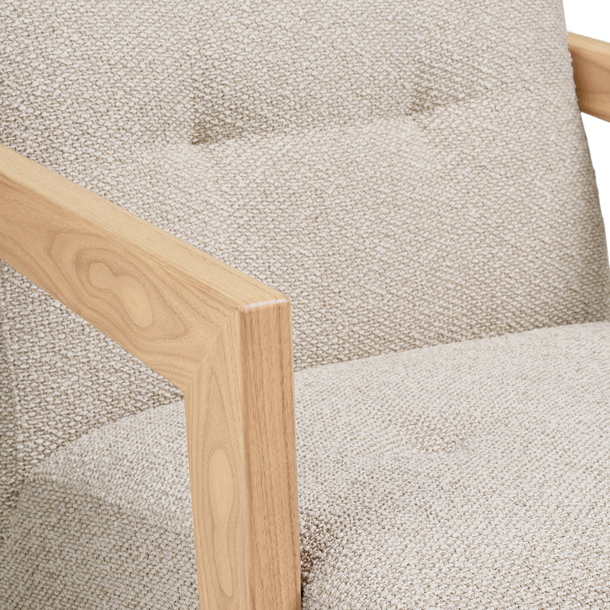 Caracas Beige Lounge Chair