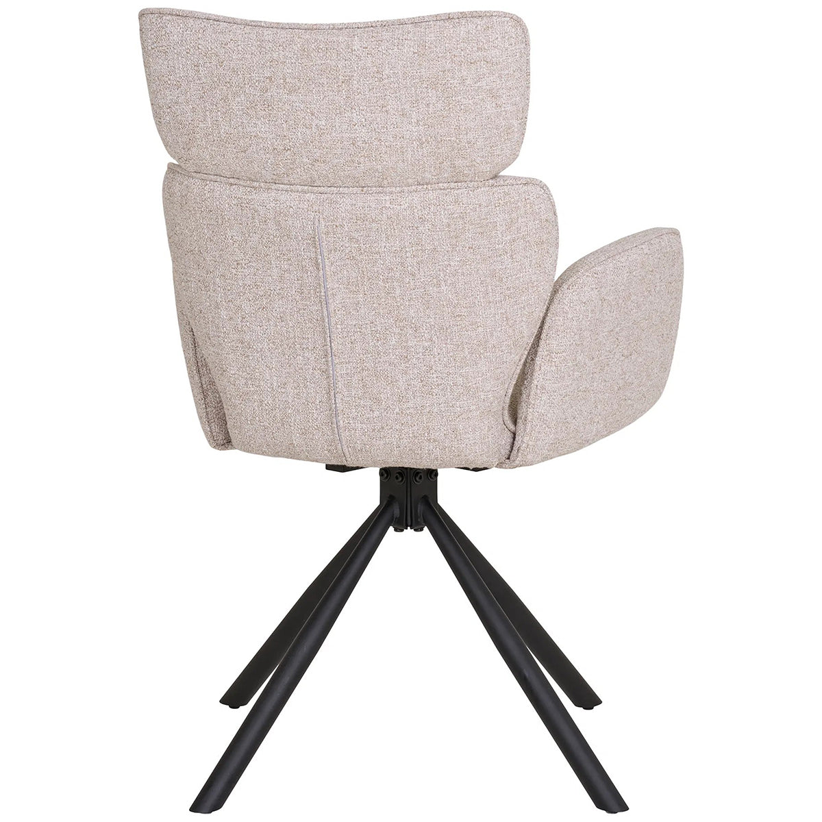 Cordoba Sand Swivel Dining Chair (2/Set)