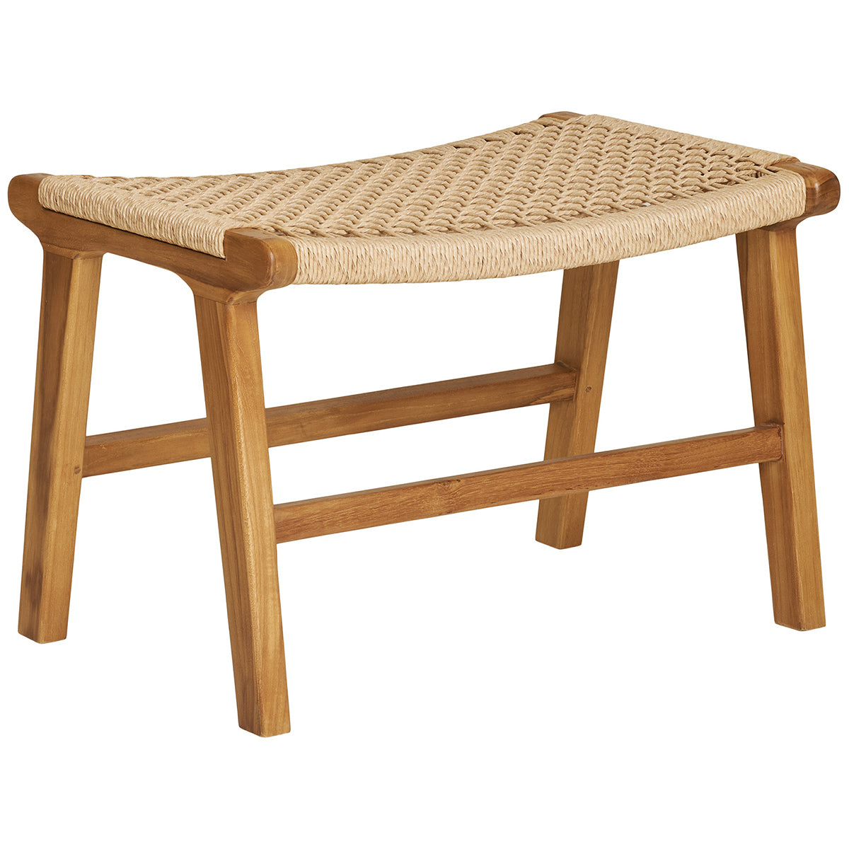 Derby Teak Wood Lounge Chair with Footrest