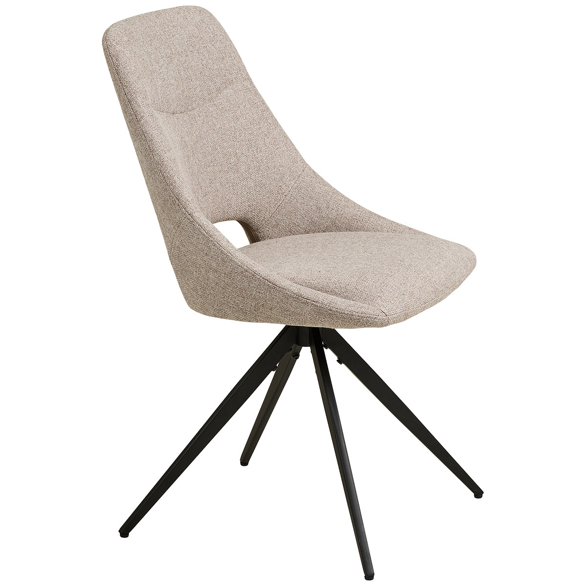 Dokka Sand Swivel Dining Chair