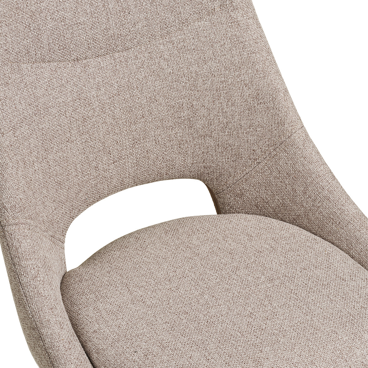 Dokka Sand Swivel Dining Chair