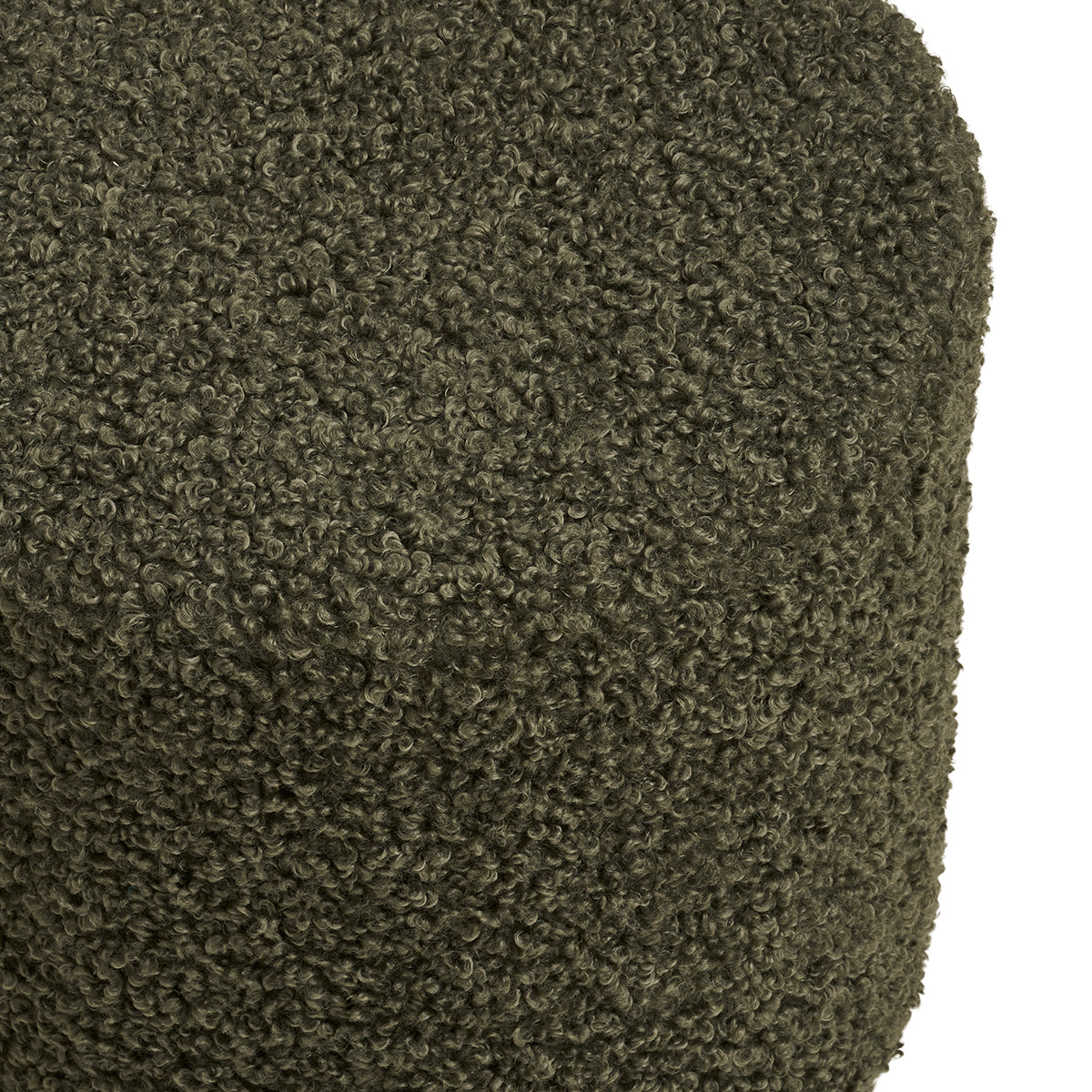 Ejby Green Teddy Pouf