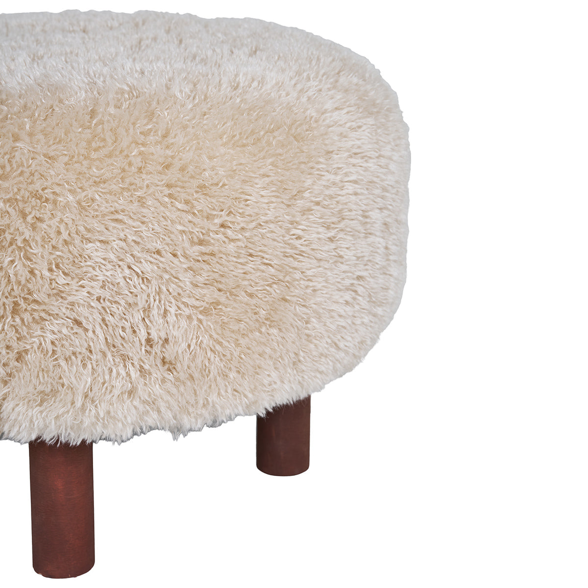 Inverness Light Brown Pouf