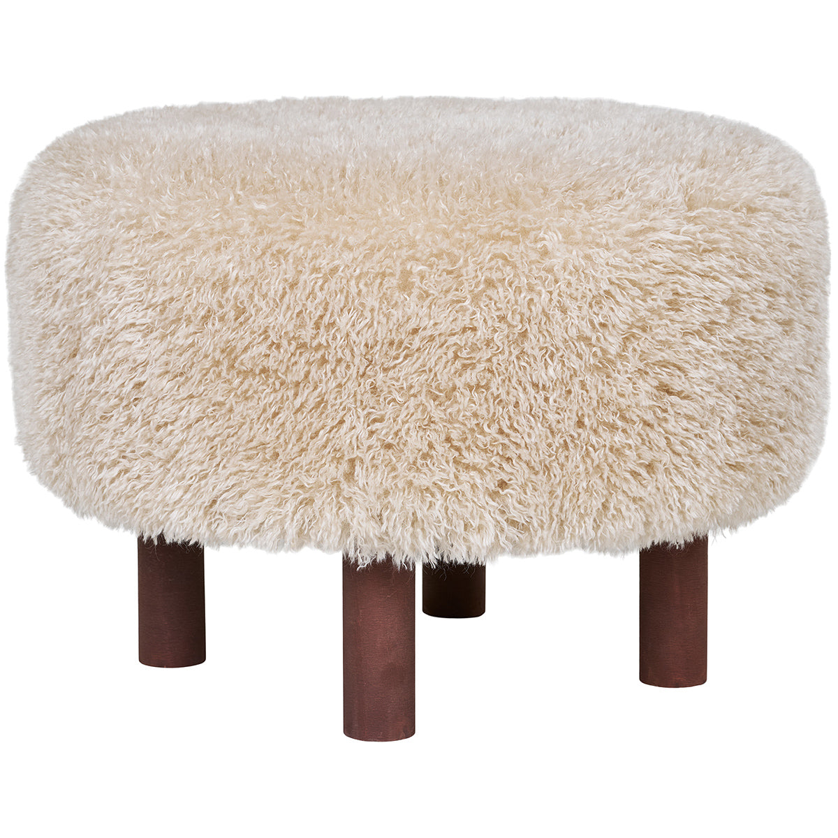 Inverness Light Brown Pouf