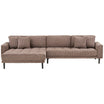 Lido Brown Corduroy Lounge Sofa
