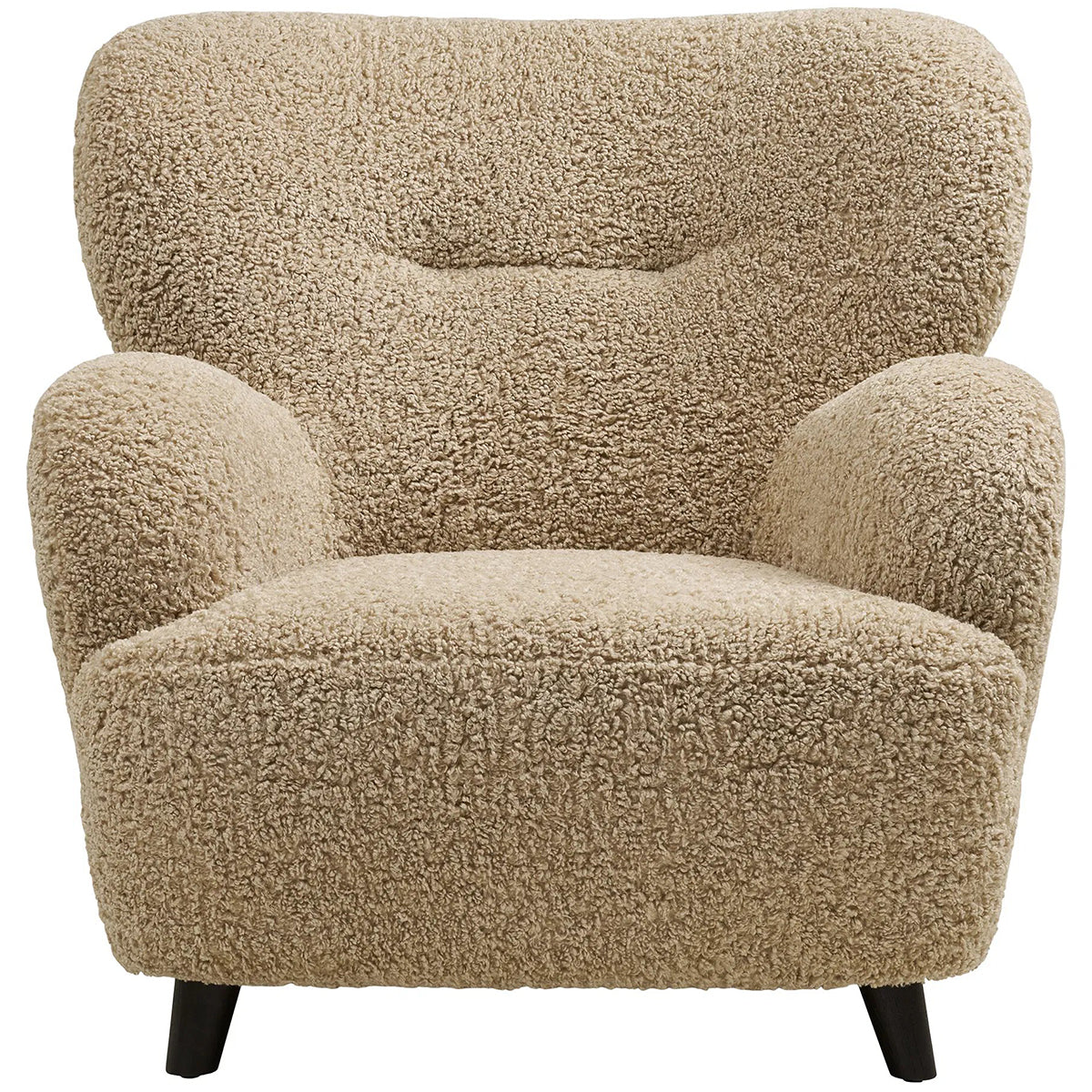 Lunaro Light Brown Lounge Chair (Outlet)