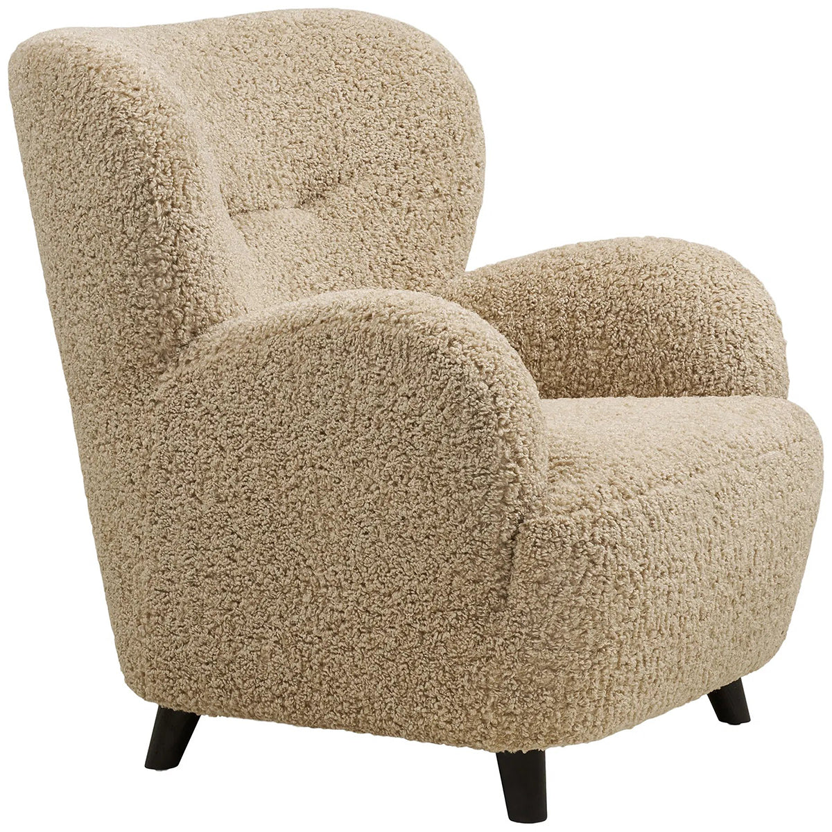 Lunaro Light Brown Lounge Chair (Outlet)