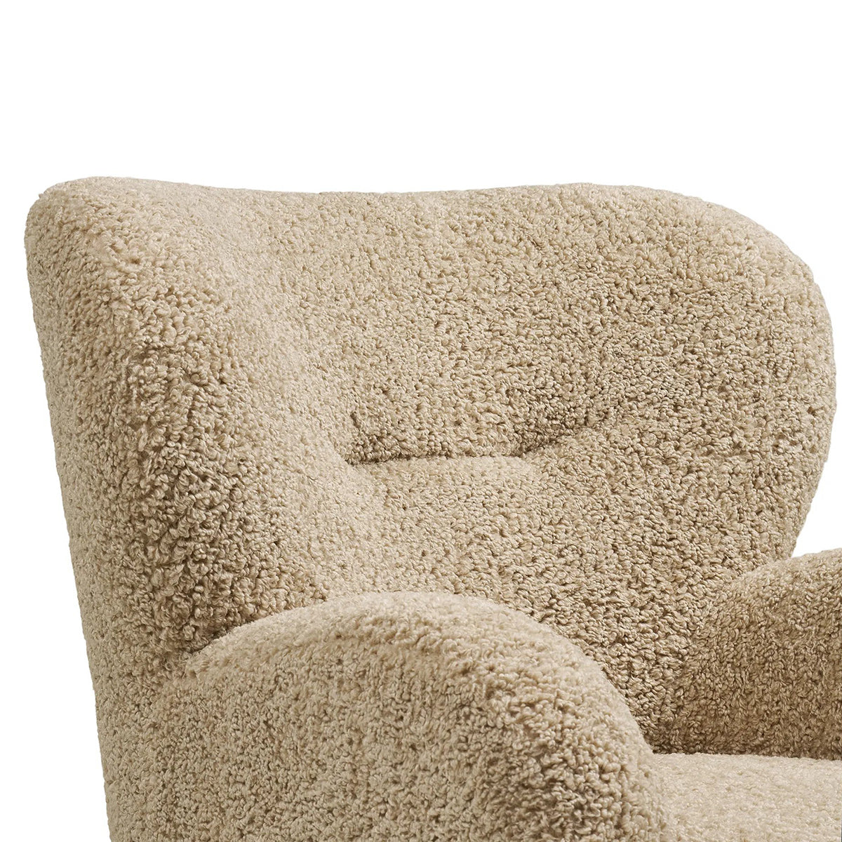 Lunaro Light Brown Lounge Chair (Outlet)