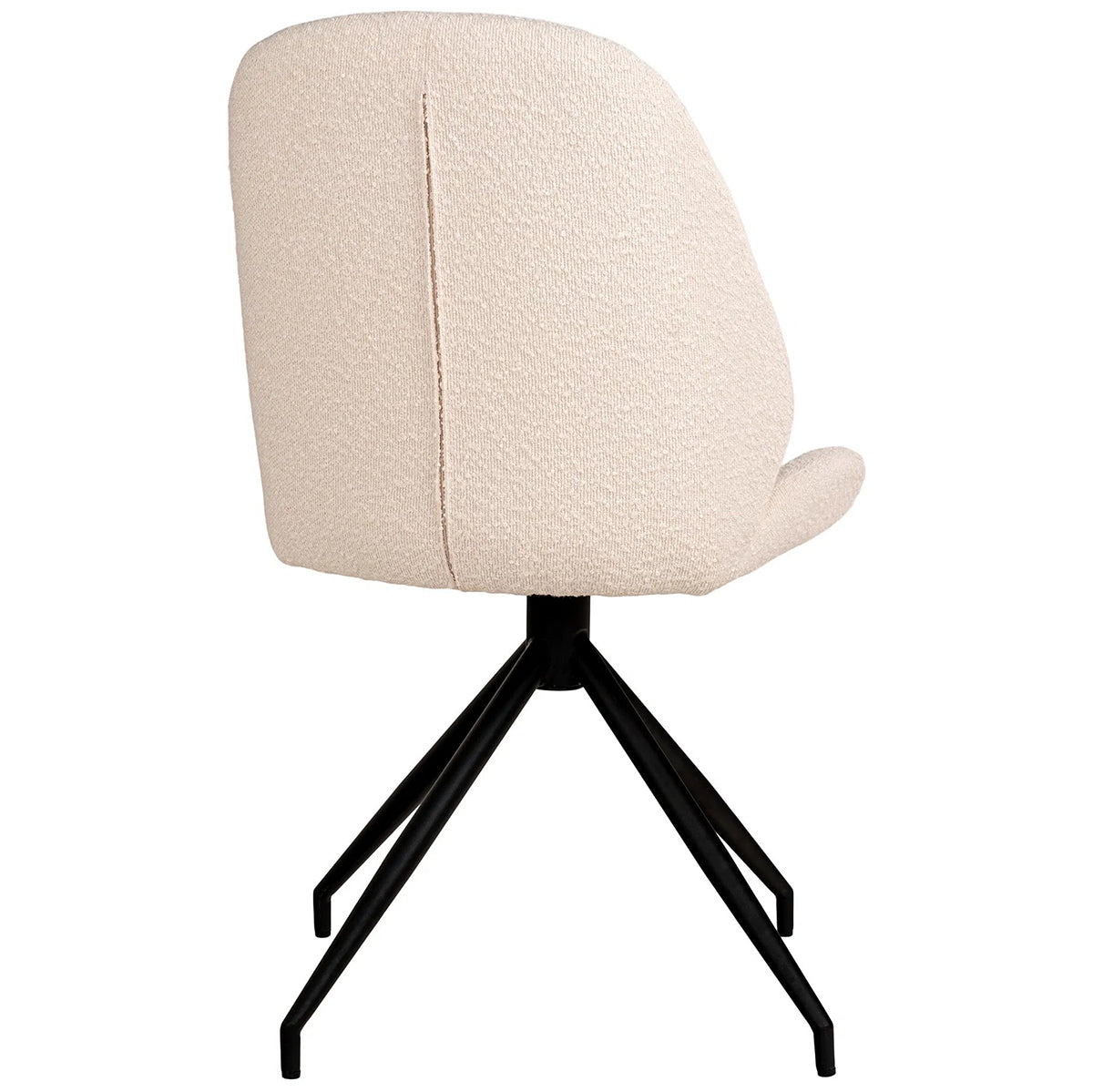 Monte Carlo Boucle Swivel Dining Chair (2/Set)