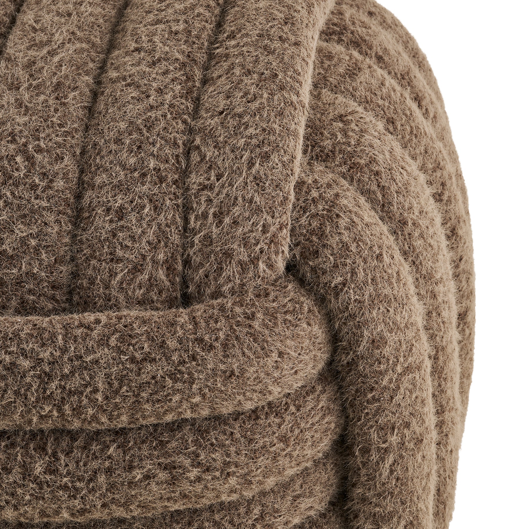 Napier Brown Pouf