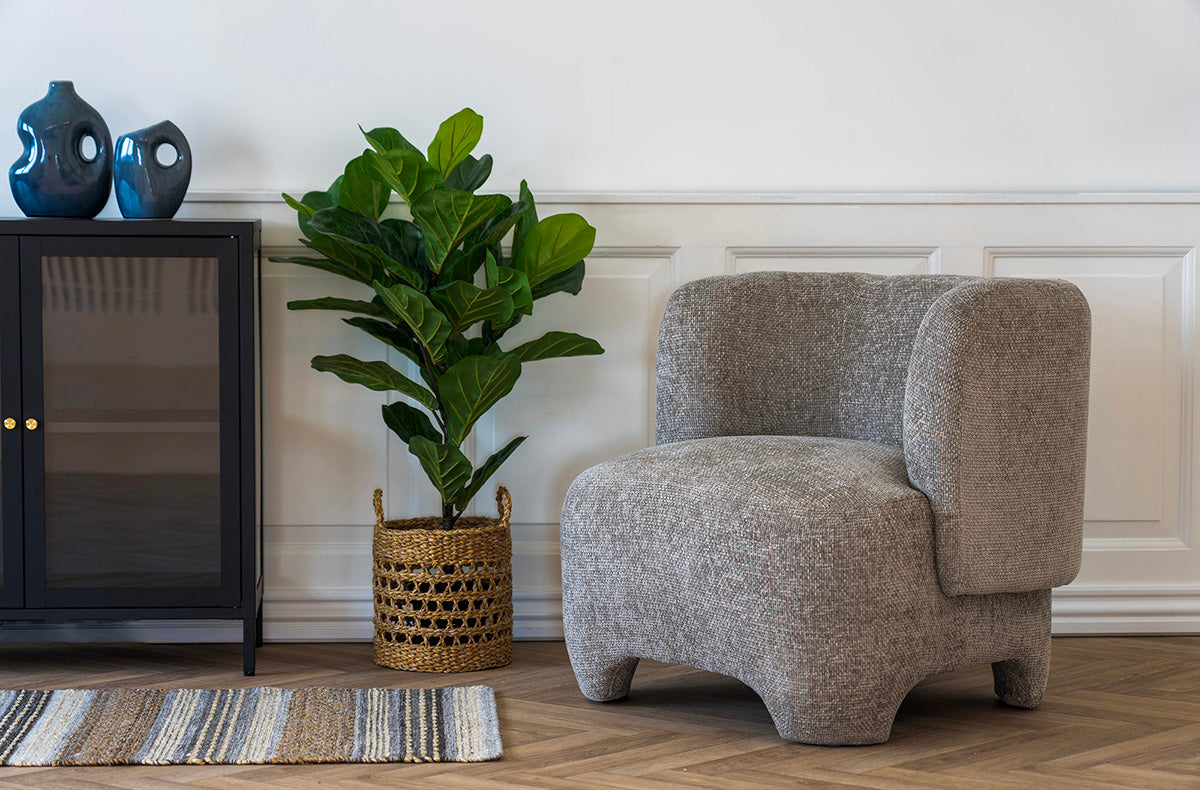 Nazare Beige Lounge Chair