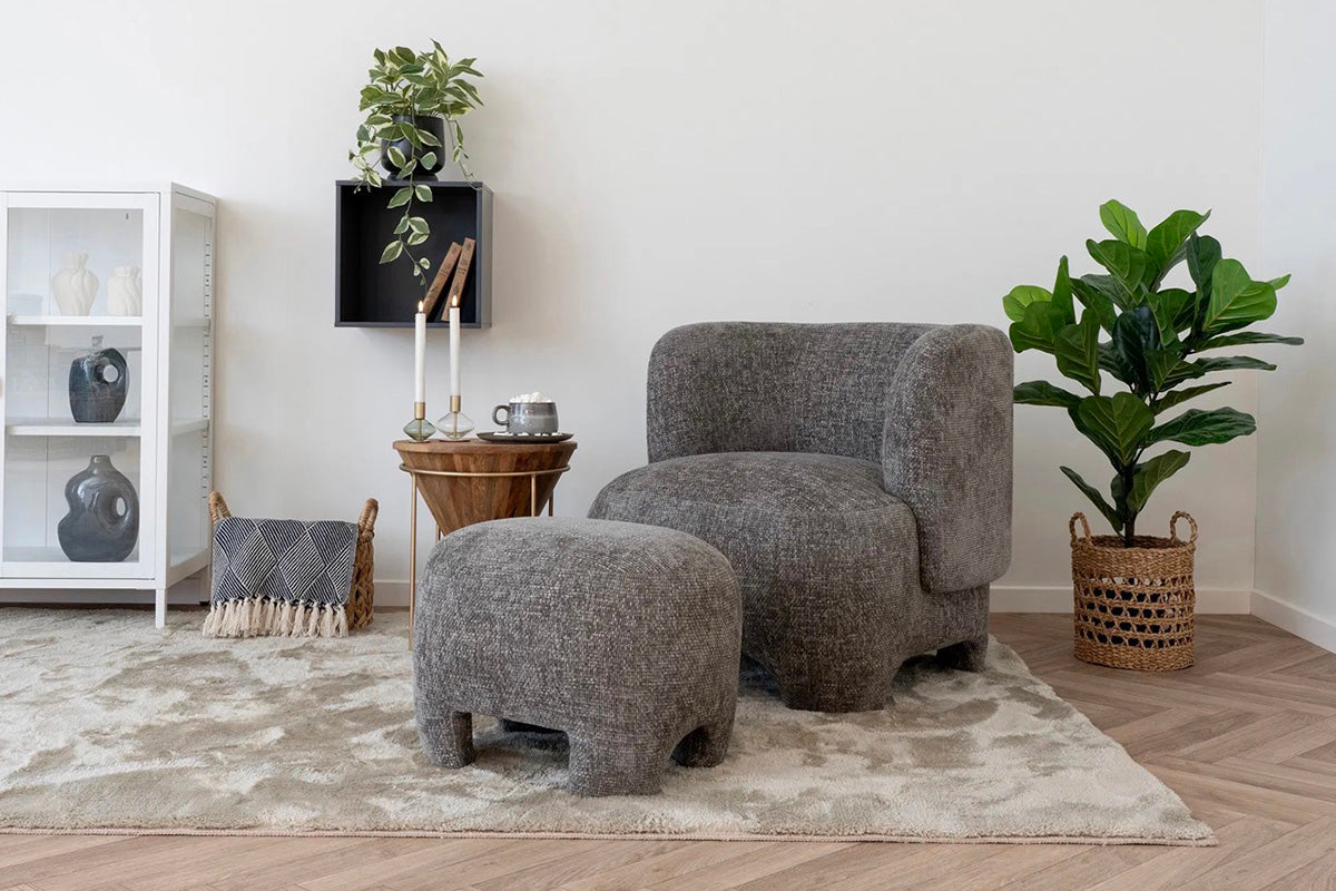 Nazare Beige Lounge Chair